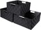 Sorbus Woven Storage Basket, Tote Container Organizer Set, Stackable Bins for Shelves and Cubbies with Built-In Carry Handles